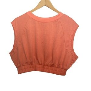 Crop Sleeveless Causal Fitted Top Size: X-Large